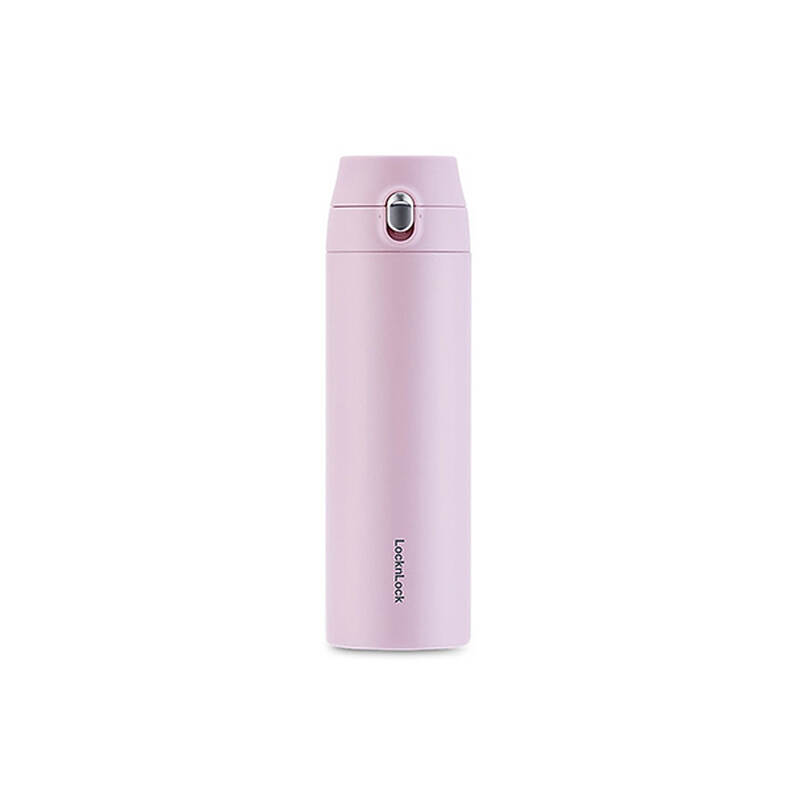 B&igrave;nh Giữ Nhiệt LocknLock Featherlight One - Touch Tumbler 500ml - 4 m&agrave;u (T&iacute;m, Xanh Navy, Hồng, Trắng) - LHC3257 image number null