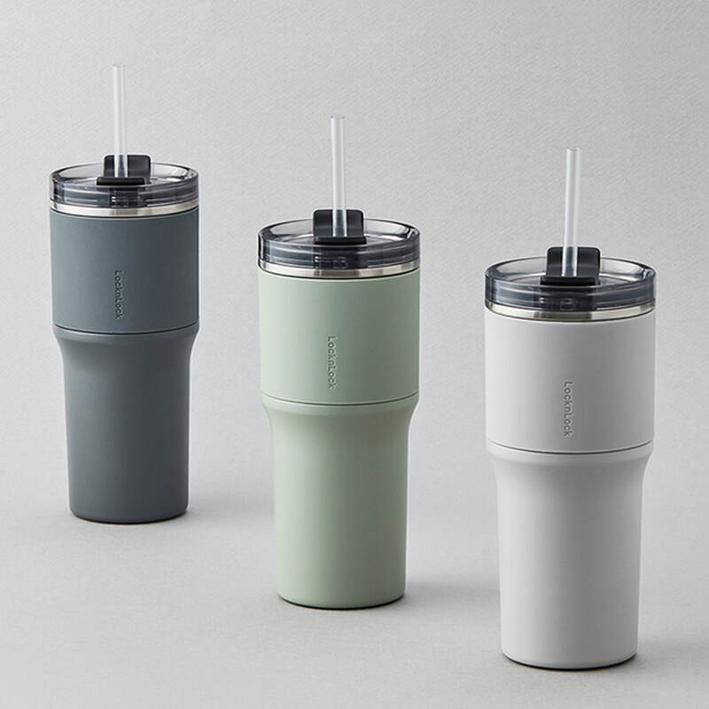 Bình Giữ Nhiệt Lock&Lock Metro Drive 650ml Kèm Ống Hút Và Cọ Rửa - 3 Màu (Xám, Xanh Mint, Trắng) - LHC4277 image number null