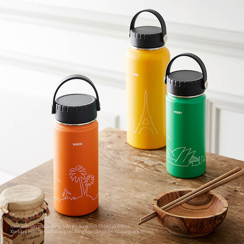 Bình Giữ Nhiệt LocknLock Bằng Thép Không Gỉ Riga Tumbler 897ml - LHC4160 image number null