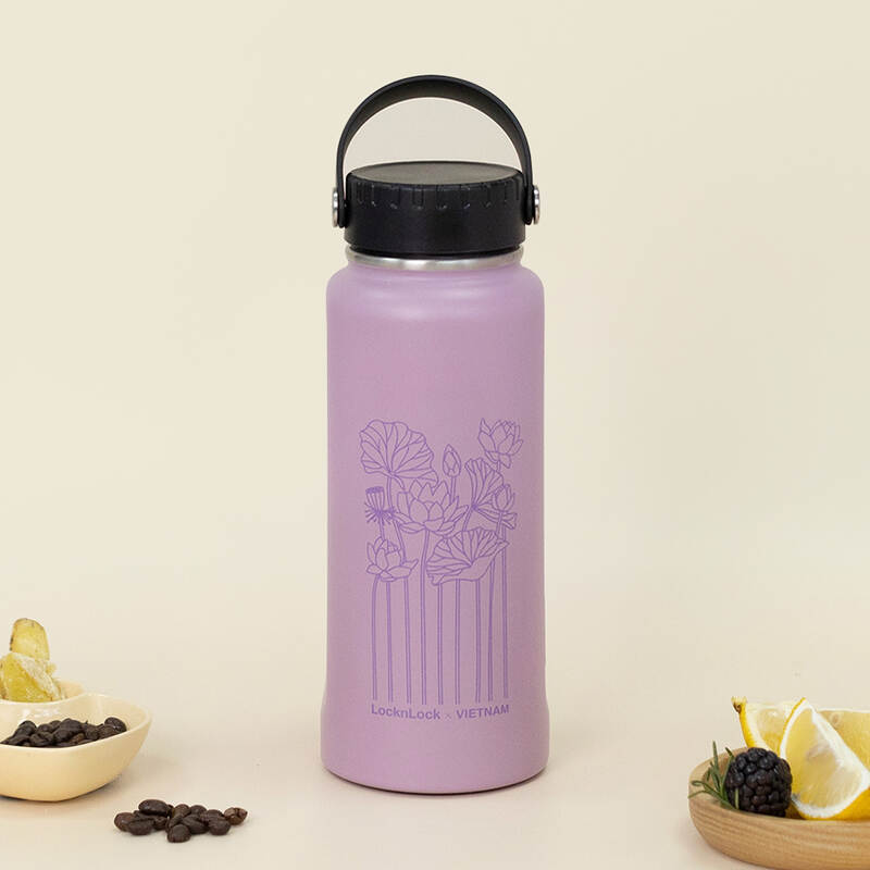 Bình Giữ Nhiệt LocknLock Riga Tumbler Vietnam Edition - 4 Màu (Be, Xanh Lá Đậm, Xanh Navy, Tím) - LHC4160 image number null