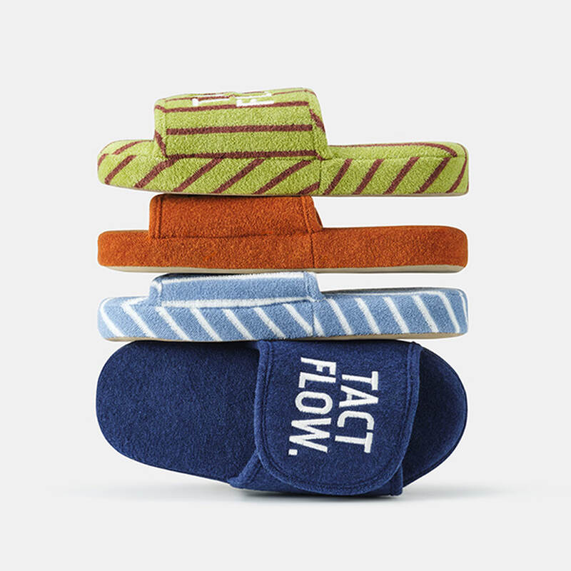 D&eacute;p đi trong nh&agrave; TACTFLOW (Size S/M) &ndash; Sọc xanh pistachio &ndash; TFH311PISTACHIOST image number null