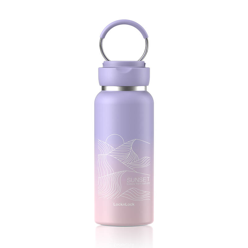 Bình giữ nhiệt LocknLock Sling Ring Nature Tumbler 650ml - 3 Màu (Sunrise, Sunset, Ocean)- LHC4321 image number null