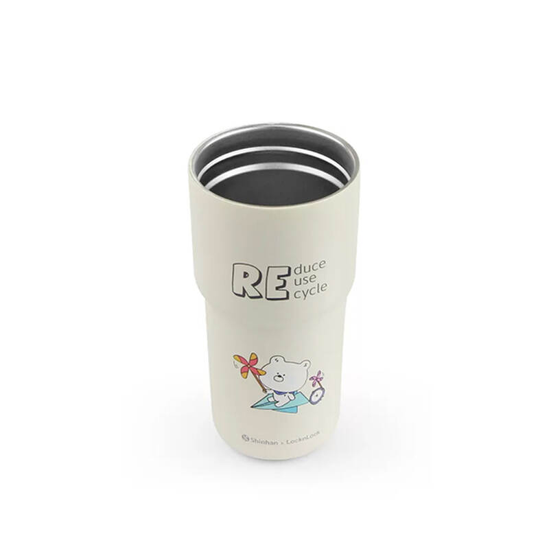 Bình Giữ Nhiệt LocknLock Daily Macaron Tumbler 480Ml - 6 Màu (Xanh, Tím, Hồng, Vàng, Ngà SH1, Ngà SH2) LHC3292 image number null
