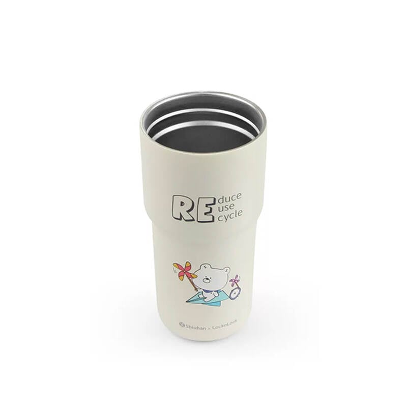 Bình Giữ Nhiệt LocknLock Daily Macaron Tumbler 480Ml - 6 Màu (Xanh, Tím, Hồng, Vàng, Ngà SH1, Ngà SH2) LHC3292 image number null
