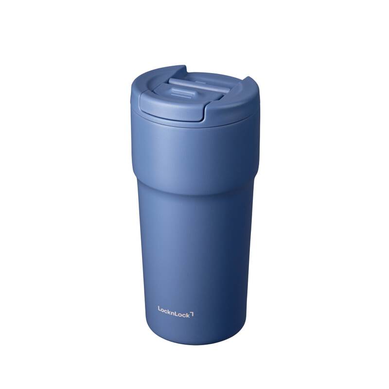 B&igrave;nh giữ nhiệt LocknLock One-touch Ceramic Tumbler LHC4130 th&eacute;p kh&ocirc;ng g&igrave; SUS304 phủ sứ b&ecirc;n trong 550ml - 4 m&agrave;u image number null