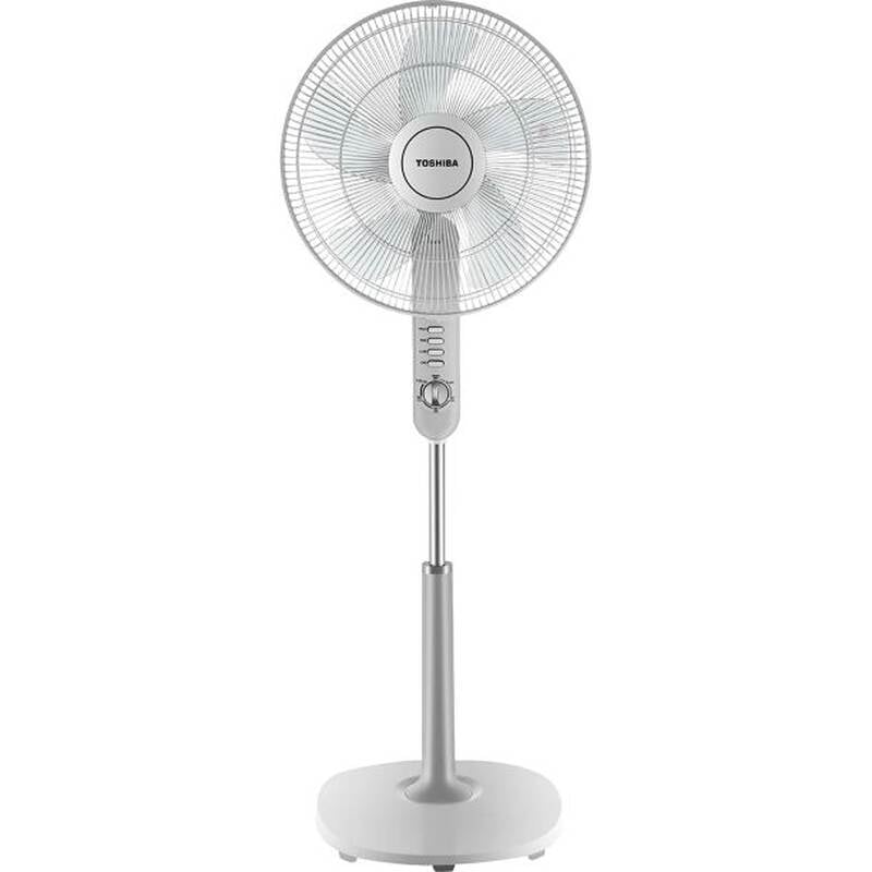 Quạt đứng Toshiba 5 c&aacute;nh m&agrave;u x&aacute;m F-LSA10(H)VN, , large image number null