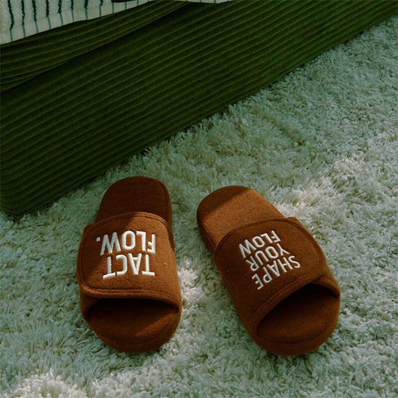 D&eacute;p đi trong nh&agrave; TACTFLOW (Size S/M) &ndash; Sọc xanh pistachio &ndash; TFH311PISTACHIOST image number null