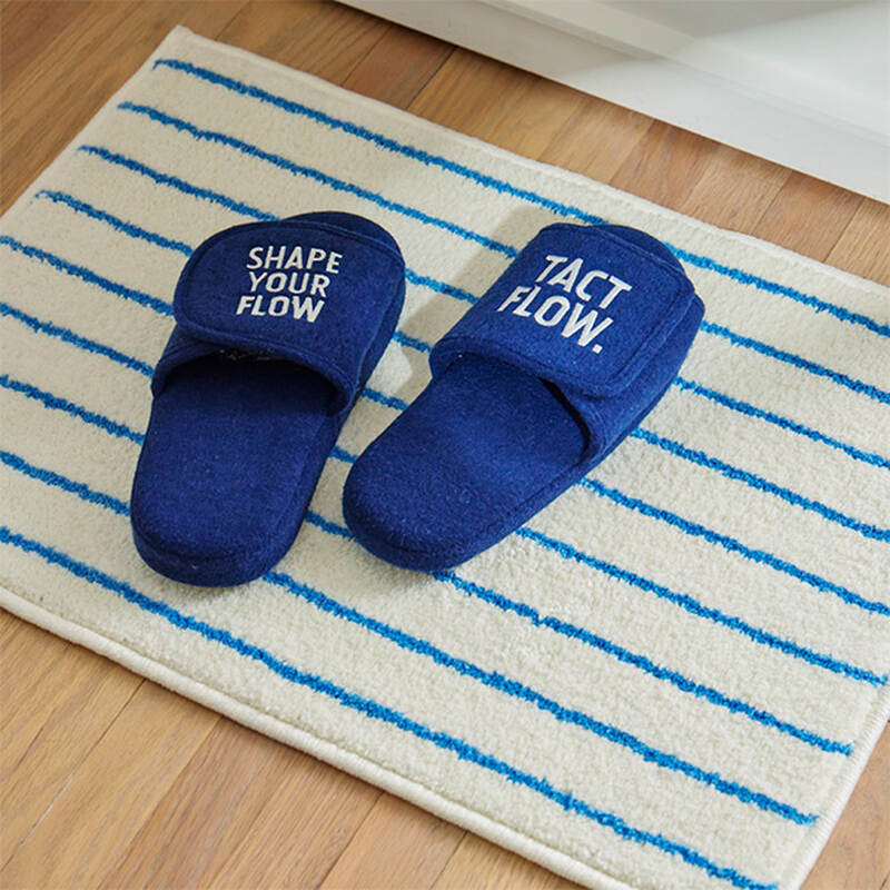 Thảm nh&agrave; tắm TACTFLOW &ndash; Sọc xanh navy &ndash; TFH207NAVYST, , large image number null