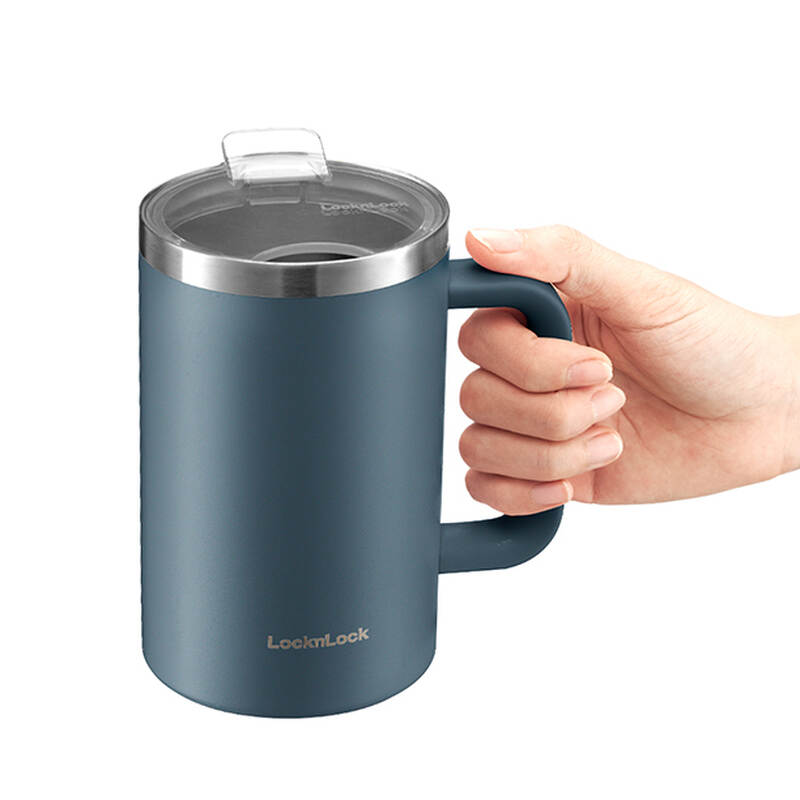 [Bộ Đôi Hè Xịn – Giảm thêm 10% Với Mã LHC4322] Ca Nước Giữ Nhiệt LocknLock Flat Table Mug 730ml - 3 màu (Xanh Cổ Vịt, Tím, Vàng) - LHC4320 image number null