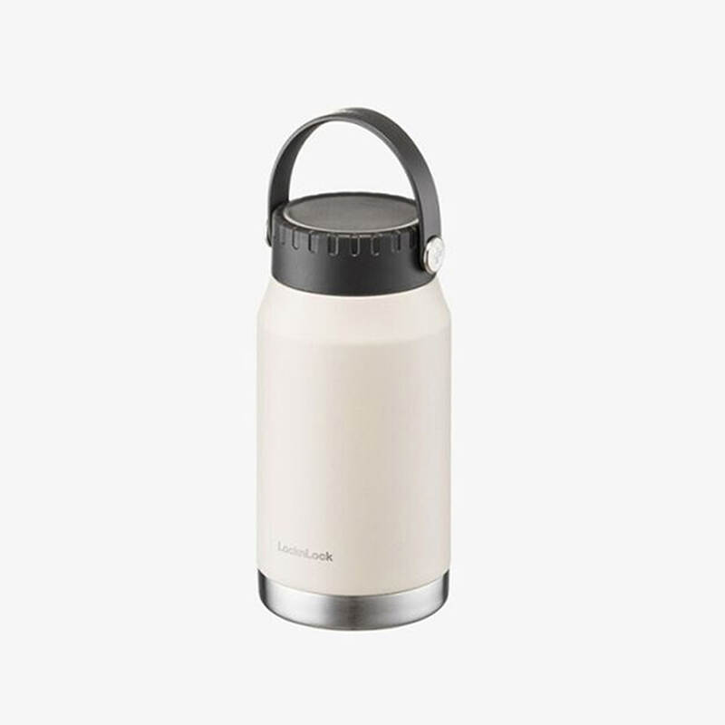 Bình giữ nhiệt LocknLock SLO Handle Tumbler 500ml  -  2 Màu (Màu be, Màu xanh lá) - LHC4323 image number null