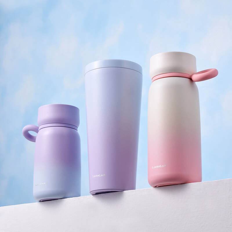 Bình giữ nhiệt LocknLock Metro Studio Gradation tumbler 540ml, 480ml và 350ml bằng thép không gỉ image number null
