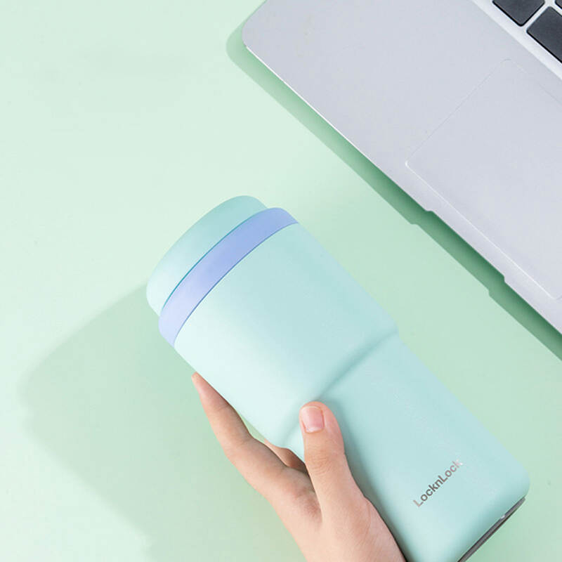 Bình Giữ Nhiệt LocknLock Daily Macaron Tumbler 480Ml - 6 Màu (Xanh, Tím, Hồng, Vàng, Ngà SH1, Ngà SH2) LHC3292 image number null