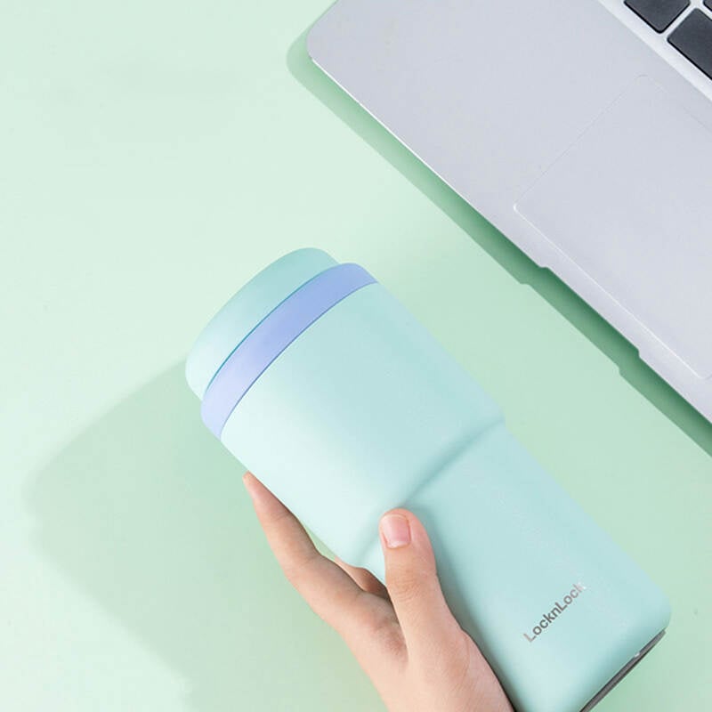 Bình Giữ Nhiệt LocknLock Daily Macaron Tumbler 480Ml - 6 Màu (Xanh, Tím, Hồng, Vàng, Ngà SH1, Ngà SH2) LHC3292 image number null