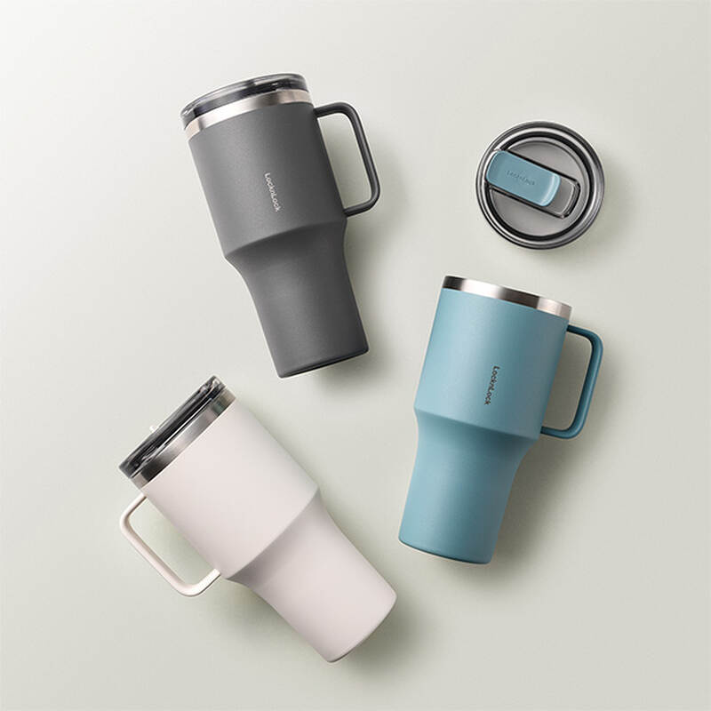 Bình Giữ Nhiệt Locknlock Metro King Tumbler 820ml 3 màu (Màu Xanh, Màu Xám, Màu Ngà) - LHC4326 image number null