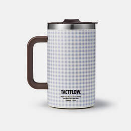B&igrave;nh giữ nhiệt Mug TACTFLOW &ndash; 700ml &ndash; Caro đen trắng &ndash; TFB206MONOCHK