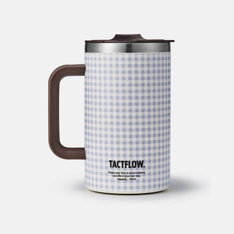 B&igrave;nh giữ nhiệt Mug TACTFLOW &ndash; 700ml &ndash; Caro đen trắng &ndash; TFB206MONOCHK, , large image number null