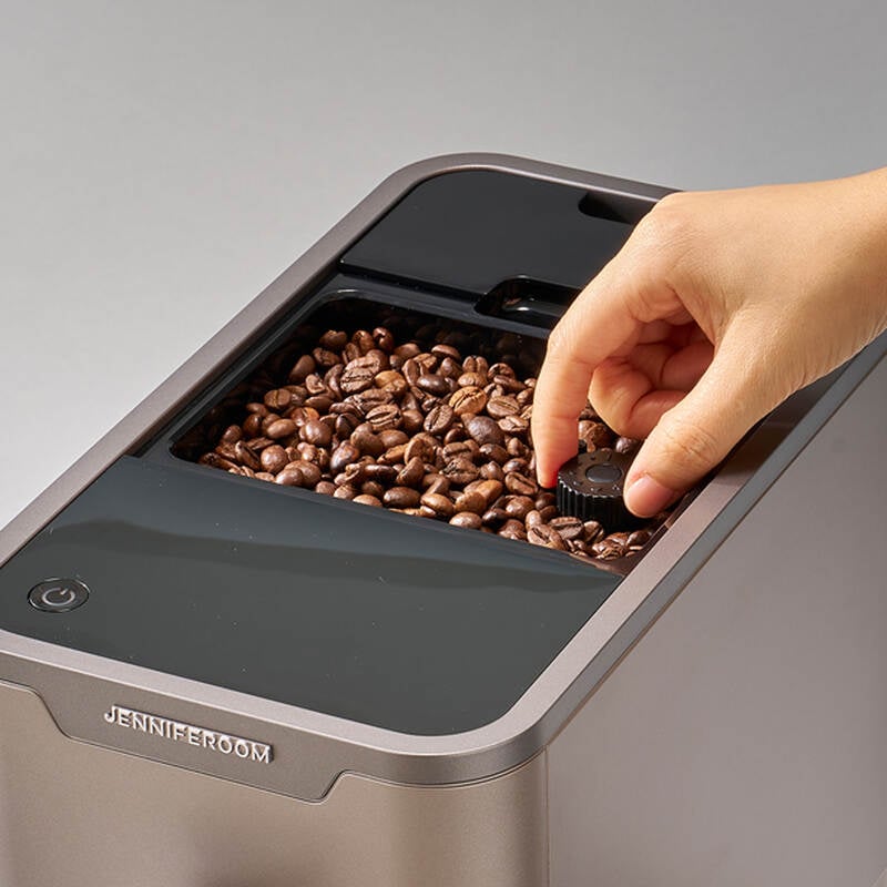 Máy pha cà phê hoàn toàn tự động có vòi đánh sữa tạo bọt Steam Latte PRO Màu be JR-SEM0212OM, , large image number null