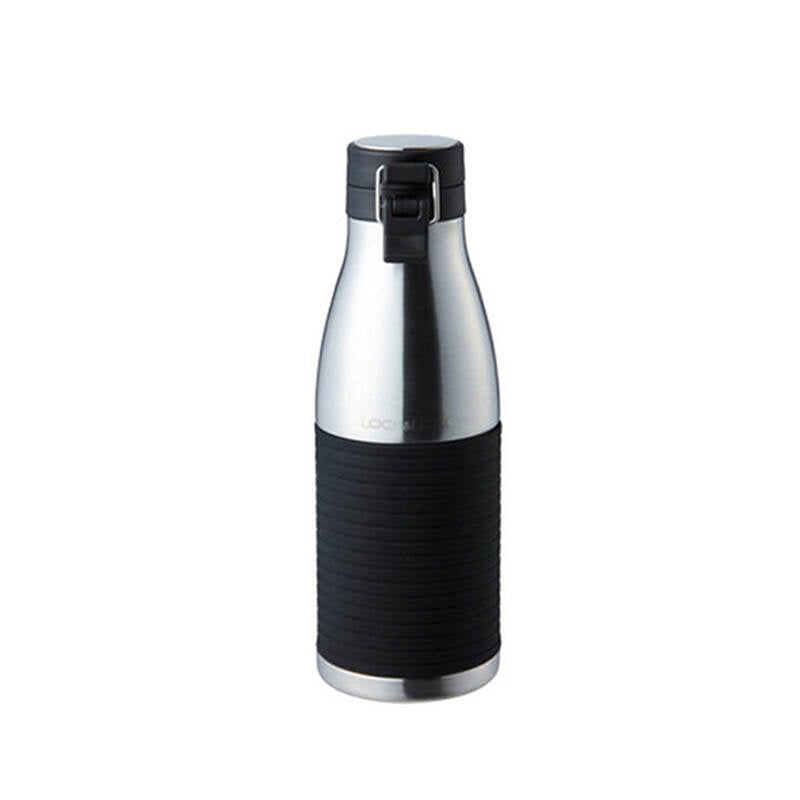 Bình Giữ Nhiệt Bằng Thép Không Gỉ LocknLock Cylinder Bottle 430Ml - Màu Bạc - LHC4145SLV, , large image number null