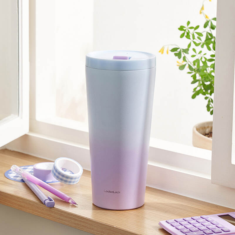 B&igrave;nh giữ nhiệt LocknLock Metro Studio Gradation tumbler 540ml, 480ml v&agrave; 350ml bằng th&eacute;p kh&ocirc;ng gỉ image number null