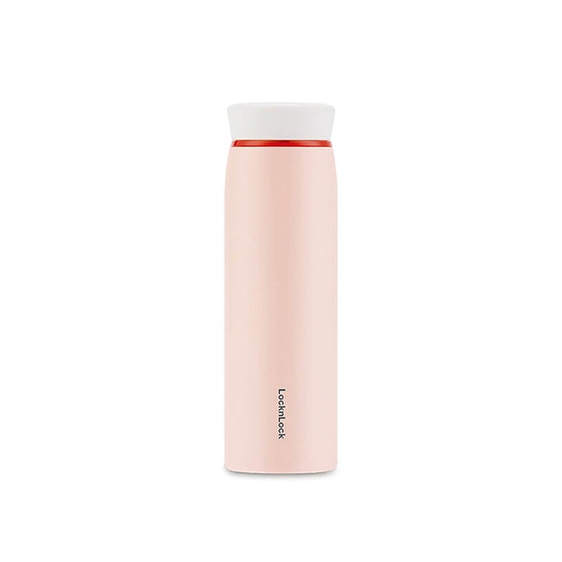 Bình Giữ Nhiệt LocknLock Feather Light Ring 460Ml - 4 Màu (Ngà, Mint, Hồng, Đen) - LHC4244 image number null