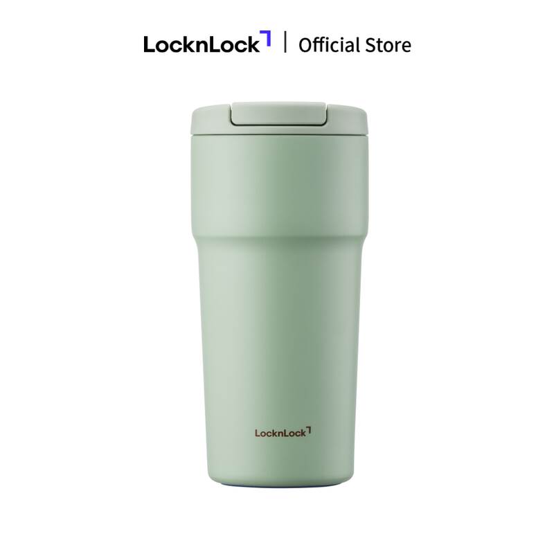 B&igrave;nh giữ nhiệt LocknLock One-touch Ceramic Tumbler LHC4130 th&eacute;p kh&ocirc;ng g&igrave; SUS304 phủ sứ b&ecirc;n trong 550ml - 4 m&agrave;u image number null