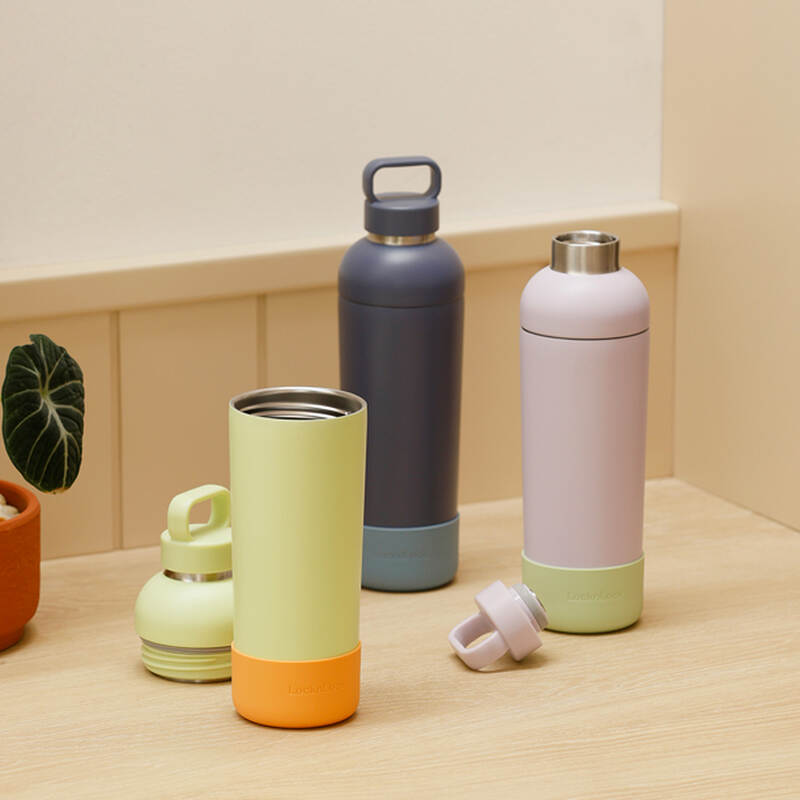 LocknLock Balance Fit Tumbler 700ml capacity made of stainless steel - 3 Colors (Green, Purple, Navy) - LHC4400 image number null