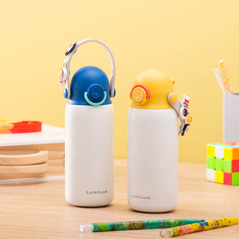 Bình Giữ Nhiệt LocknLock DIY Strap Tumbler 350ml - 2 màu (Xanh, Vàng) - LHC3283 image number null