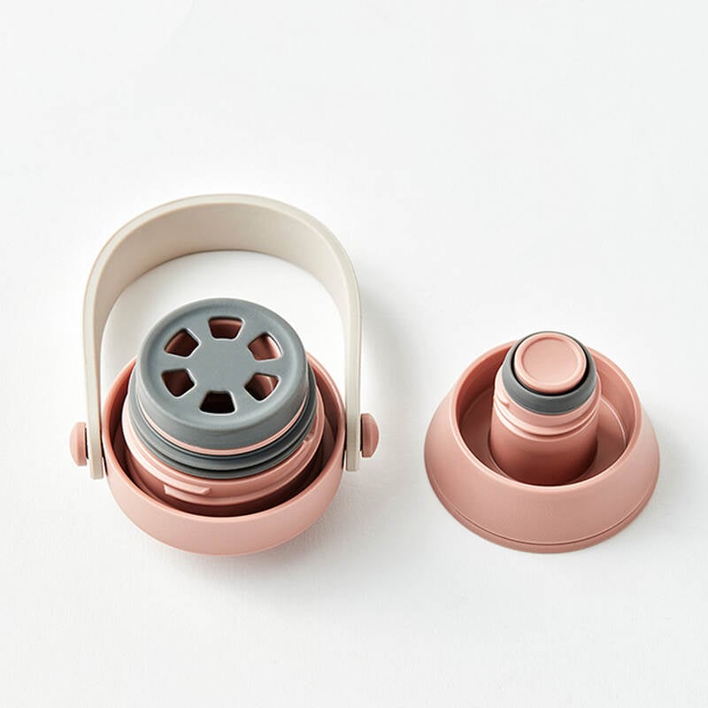 Bình Giữ Nhiệt LocknLock Metro Double 470Ml - 4 Màu (Đen/ Trắng, Xám, Xanh Navy, Hồng) - LHC4202 image number null