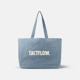 T&uacute;i tote hằng ng&agrave;y TACTFLOW (L) &ndash; Denim xanh &ndash; TFF110DENIMBLUE