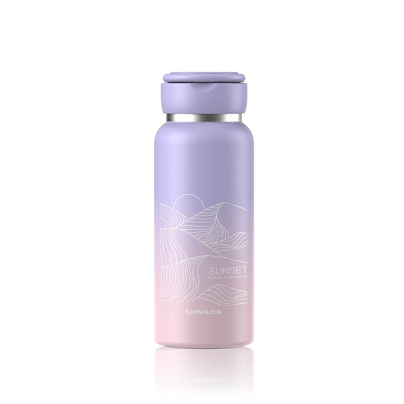 Bình giữ nhiệt LocknLock Sling Ring Nature Tumbler 650ml - 3 Màu (Sunrise, Sunset, Ocean)- LHC4321 image number null
