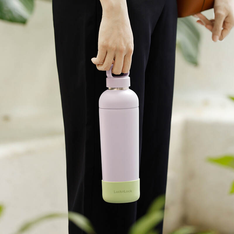 LocknLock Balance Fit Tumbler 700ml capacity made of stainless steel - 3 Colors (Green, Purple, Navy) - LHC4400 image number null