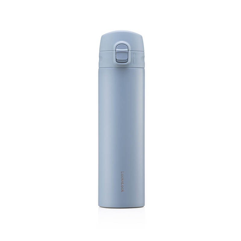 B&igrave;nh Giữ Nhiệt LocknLock Slim Fit Onetouch 400ml - 4 m&agrave;u (Xanh, Xanh L&aacute;, Ng&agrave;, T&iacute;m) - LHC3270 image number null