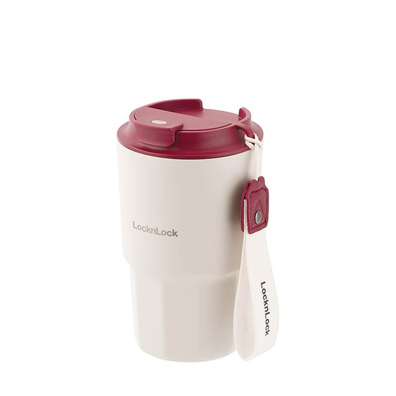 Bình giữ nhiệt LocknLock Vacuum coffee 450ml - 2 Màu( Màu đỏ,Màu trắng) - LHC4340 image number null