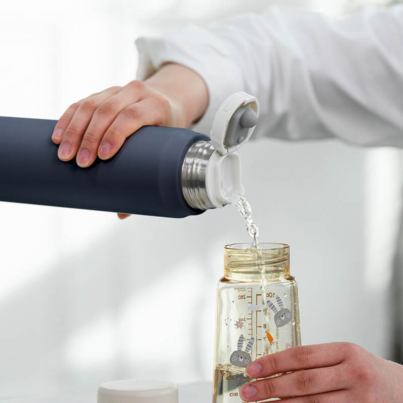 Bình Giữ Nhiệt LocknLock Maman Cup Vacuum Bottle 505ml - 3 màu (Xám, Xanh Navy, Hồng) - LHC1487 image number null