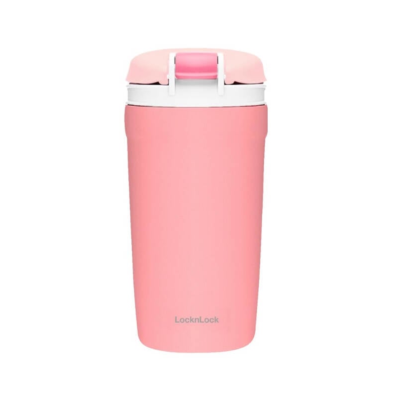 Bình giữ nhiệt LocknLock Dual one touch tumbler 430ml Màu hồng - LHC3282PIK, , large image number null