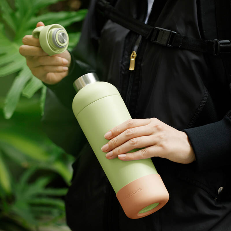 LocknLock Balance Fit Tumbler 700ml capacity made of stainless steel - 3 Colors (Green, Purple, Navy) - LHC4400 image number null