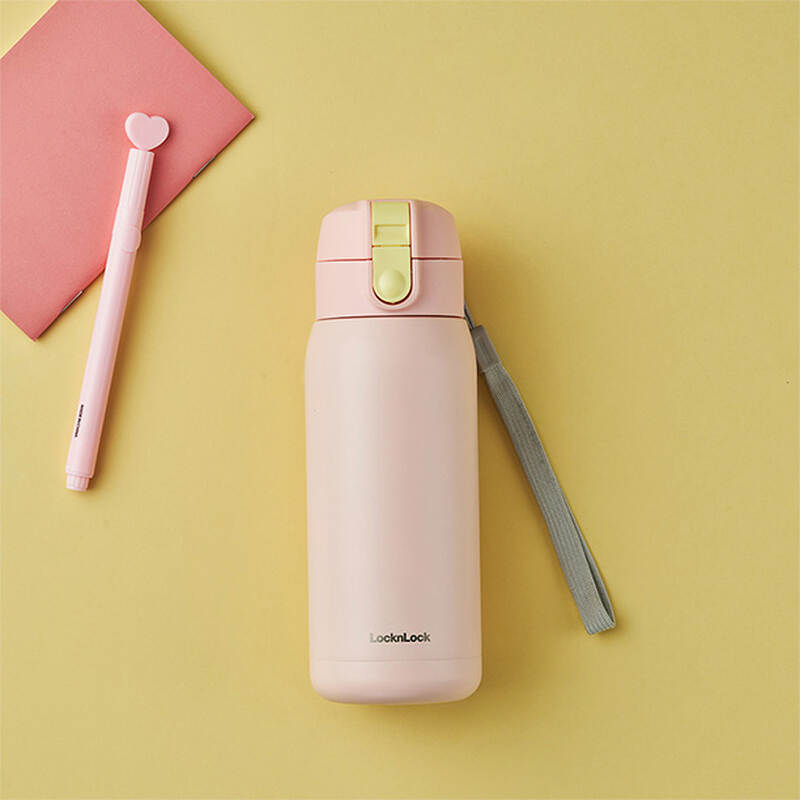 Bình giữ nhiệt LocknLock School fit cotton candy 370ml  -  4 Màu (Màu xanh da trời, Màu xanh mint, Màu hồng, Màu tím) - LHC3233 image number null