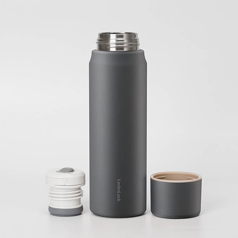 Bình Giữ Nhiệt LocknLock Maman Cup Vacuum Bottle 505ml - 3 màu (Xám, Xanh Navy, Hồng) - LHC1487 image number null