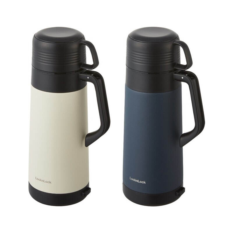 Bình Giữ Nhiệt Locknlock Easy Outdoor Vacuum Bottle 1.8L - 2 Màu (Ngà, Xanh Navy) - LHC1485 image number null