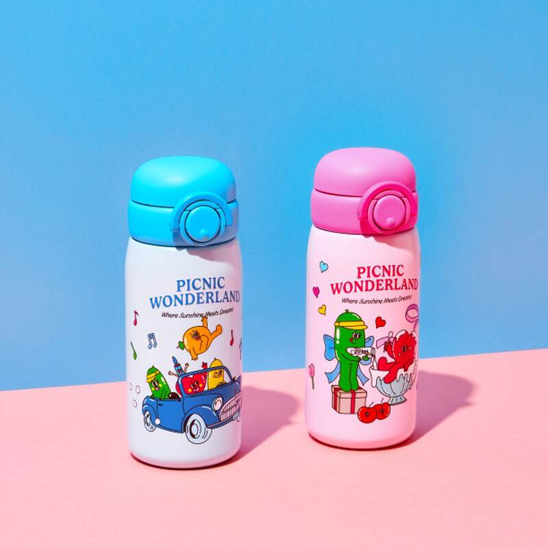 B&igrave;nh giữ nhiệt LocknLock Balloon Friends School Fit Tumbler dung t&iacute;ch 380ml - 2 M&agrave;u - LHC3384 image number null