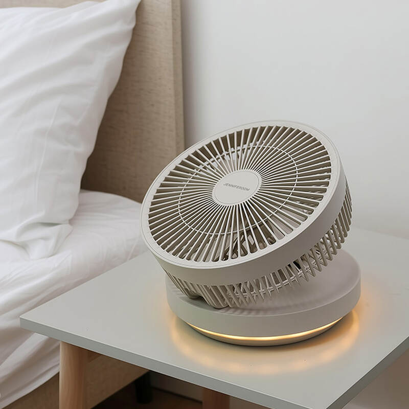 [Pre-Order] Jenniferoom Foldable fan 8W, 8000mAh - Oatmeal color JRL-FF085COM, , large image number null