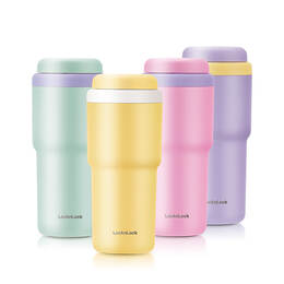 Bình Giữ Nhiệt LocknLock Daily Macaron Tumbler 480Ml - 6 Màu (Xanh, Tím, Hồng, Vàng, Ngà SH1, Ngà SH2) LHC3292
