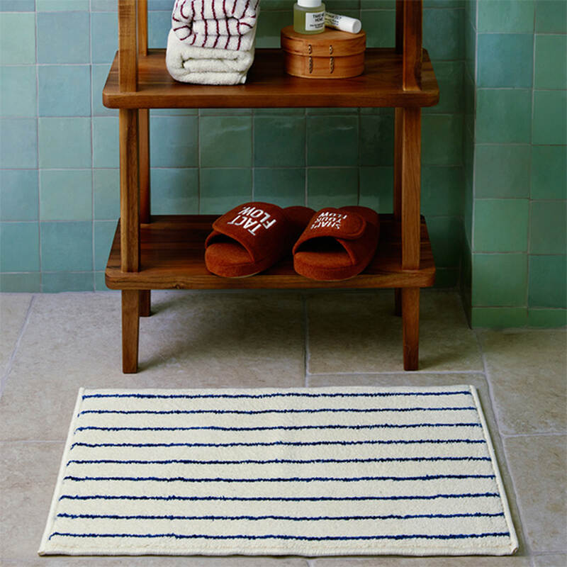 Thảm nh&agrave; tắm TACTFLOW &ndash; Sọc xanh navy &ndash; TFH207NAVYST, , large image number null