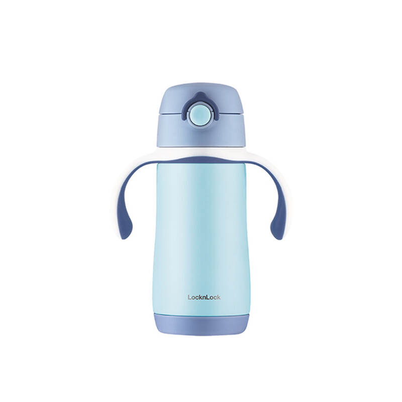 Bình Giữ Nhiệt Cho Trẻ Em LocknLock Cozy Kids Straw Tumbler 330Ml - 2 Màu (Xanh Dương, Hồng) - LHC4236 image number null