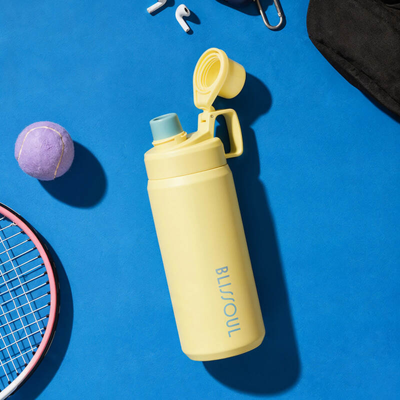 LHC4458-B&igrave;nh giữ nhiệt LocknLock Blissoul Ultra-Light Active 700ml- M&agrave;u Xanh dương/Trắng/V&agrave;ng image number null