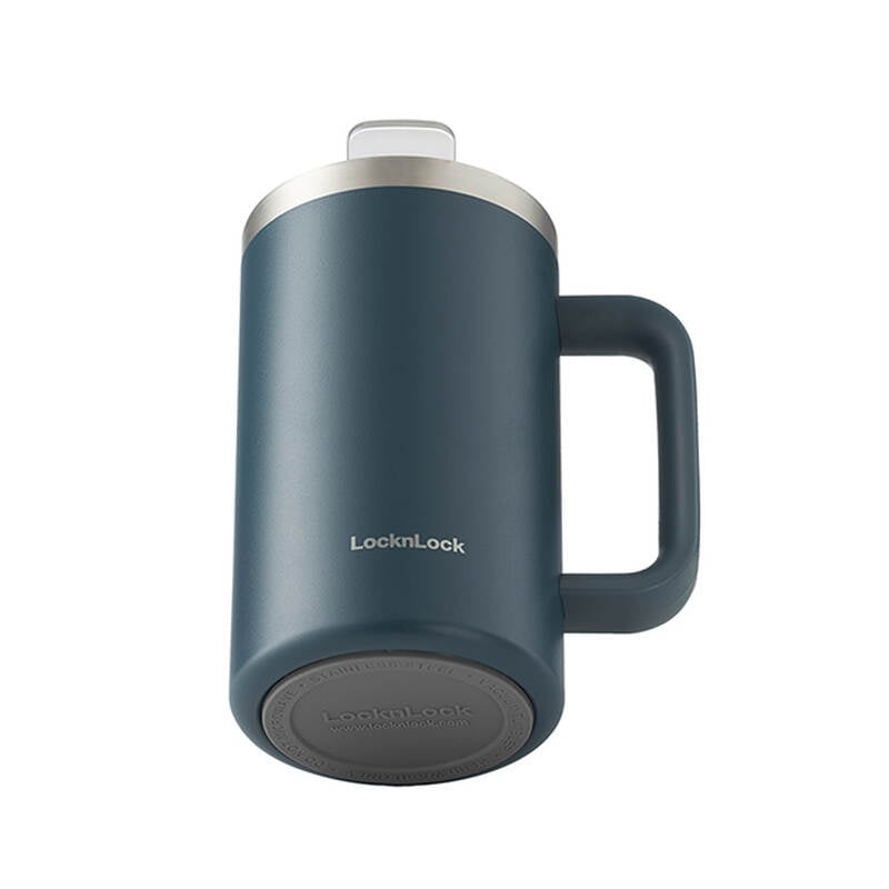 Ca Nước Giữ Nhiệt LocknLock Flat Table Mug 730ml - 3 màu (Xanh Cổ Vịt, Tím, Vàng) - LHC4320 image number null