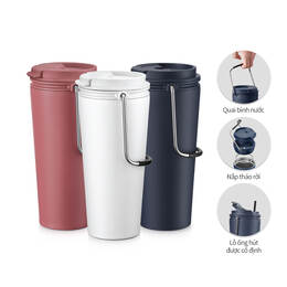 Bình Giữ Nhiệt LocknLock Bucket Tumbler - 2 Màu (Hồng Đậm, Trắng) - LHC4269