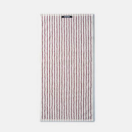 Bộ khăn TACTFLOW 3 chiếc &ndash; Sọc đỏ burgundy &ndash; TFH106BURGUNDYST