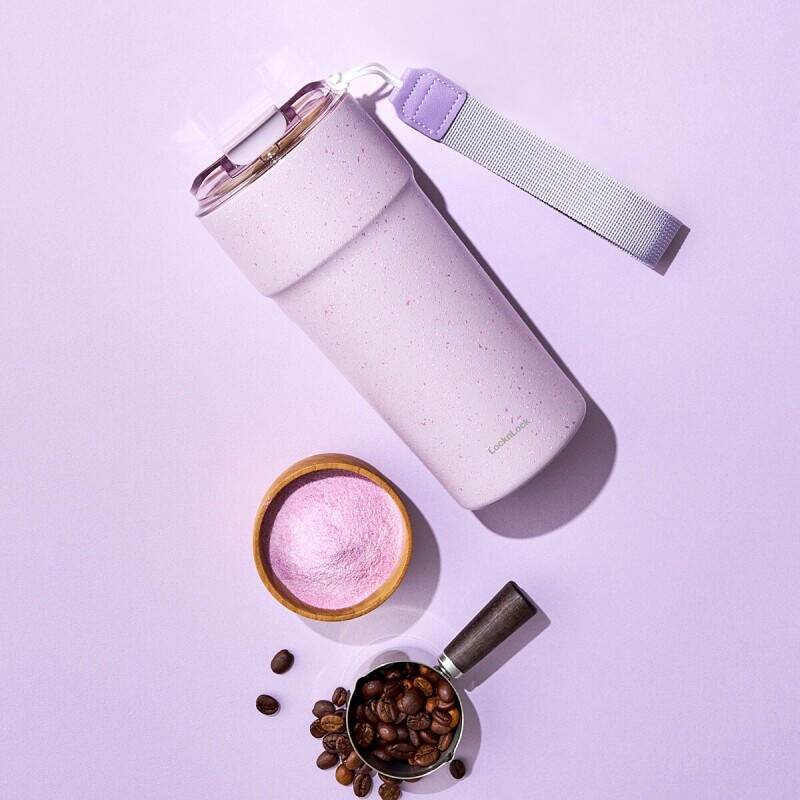 Bình giữ nhiệt LocknLock Metro cafe 650ml - 4 Màu (Chocolate, Nâu Đậm, Ngà, Tím Nhạt) - LHC4359 image number null