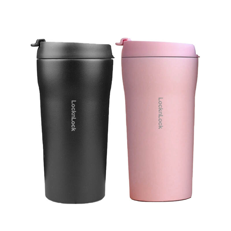 Ly giữ nhiệt LocknLock Basic Tumbler 370ml 2 Màu (Đen, Hồng) - LHC4318 image number null